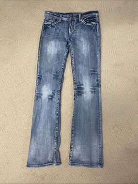 Cowgirl Tuff Faded Blue Women’s Bootcut Jeans